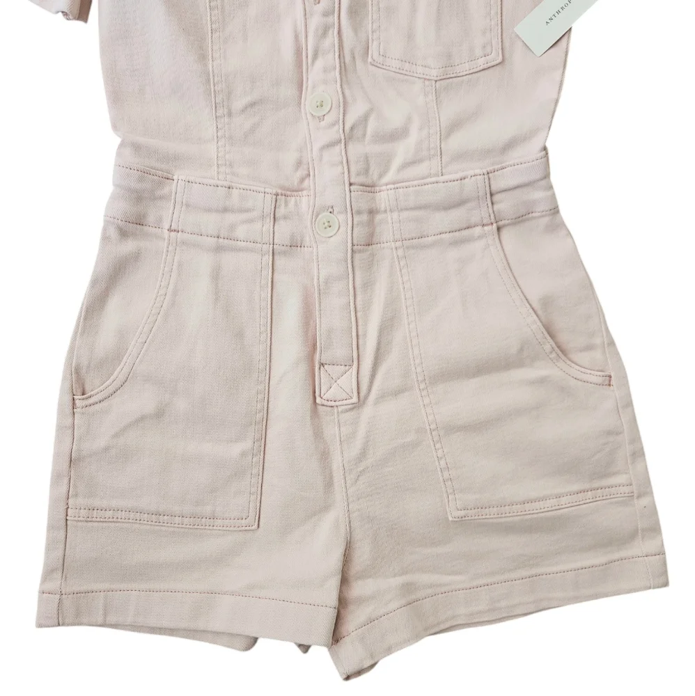 Anthropologie The Kit Utility Romper by Pilcro - Picture 4 of 10
